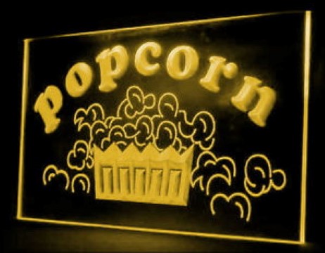 Popcorn Shop LED Neon Sign